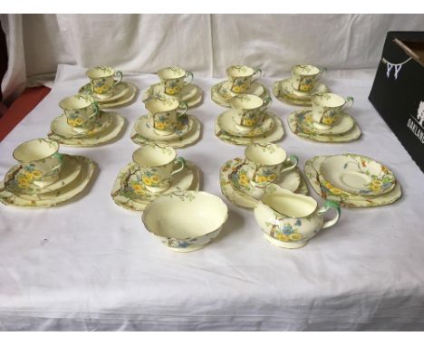  Sale Item:    37 PCS ROYAL PARAGON TEAWARE (1 CUP SHORT)  Vat Status:   No Vat   Buyers Premium:  This lot is subject to a B