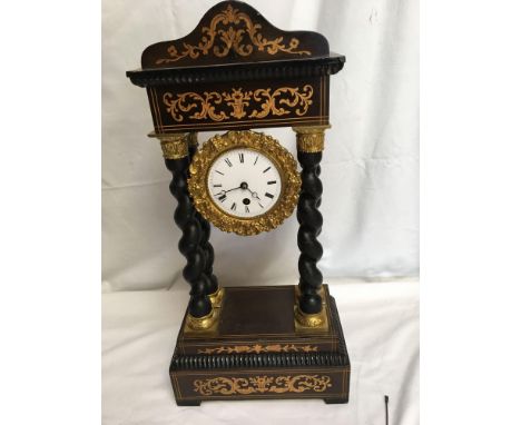  Sale Item:    FRENCH INLAID CLOCK (AF)   Vat Status:   No Vat   Buyers Premium:  This lot is subject to a Buyers Premium of 