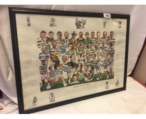  Sale Item:    LTD EDITION PRINT LEGENDS OF CELTIC PARK 604/1967 (AF)  Vat Status:   No Vat   Buyers Premium:  This lot is su