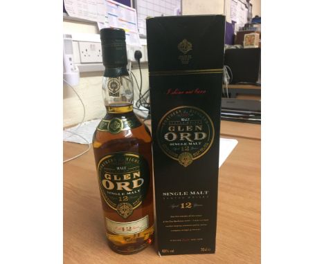  Sale Item:    70 CL GLEN ORD 12 Y O  40% VOL   Vat Status:   No Vat   Buyers Premium:  This lot is subject to a Buyers Premi