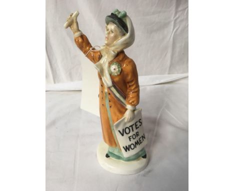  Sale Item:    ROYAL DOULTON FIGURE HN 2816 VOTES FOR WOMEN  Vat Status:   No Vat   Buyers Premium:  This lot is subject to a