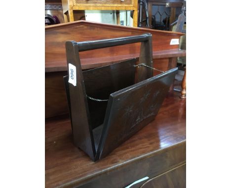  Sale Item:    ORIENTAL MAGAZINE RACK (AF)   Vat Status:   No Vat   Buyers Premium:  This lot is subject to a Buyers Premium 