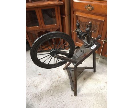  Sale Item:    SPINNING WHEEL (AF)   Vat Status:   No Vat   Buyers Premium:  This lot is subject to a Buyers Premium of 15% +