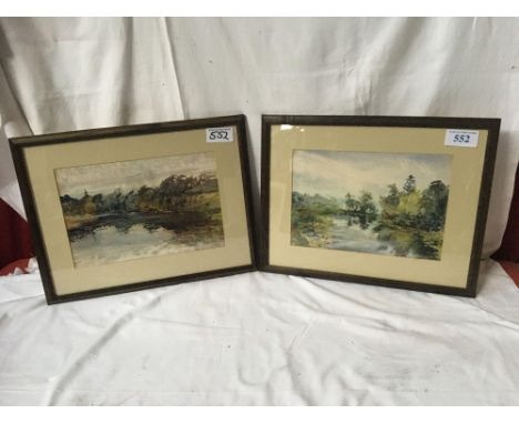  Sale Item:    2 W C PAINTINGS BY A DOUGLAS   Vat Status:   No Vat   Buyers Premium:  This lot is subject to a Buyers Premium
