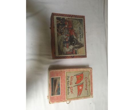  Sale Item:    2 VINTAGE JIGSAWS PUZZLES (AF)   Vat Status:   No Vat   Buyers Premium:  This lot is subject to a Buyers Premi
