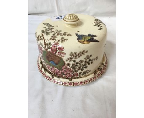  Sale Item:    FLORAL CHEESE DISH   Vat Status:   No Vat   Buyers Premium:  This lot is subject to a Buyers Premium of 15% + 