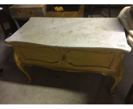  Sale Item:    MARBLE TOP CABINET (AF)   Vat Status:   No Vat   Buyers Premium:  This lot is subject to a Buyers Premium of 1