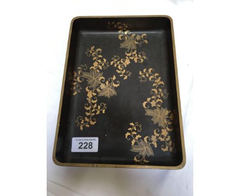  Sale Item:    JAPANESE LAQUER TRAY (AF)   Vat Status:   No Vat   Buyers Premium:  This lot is subject to a Buyers Premium of