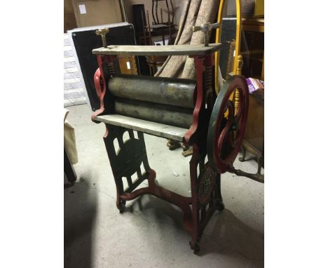  Sale Item:    MANGLE (AF)   Vat Status:   No Vat   Buyers Premium:  This lot is subject to a Buyers Premium of 15% + Vat @ 2
