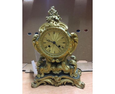  Sale Item:    FRENCH ORMOLU CLOCK   Vat Status:   No Vat   Buyers Premium:  This lot is subject to a Buyers Premium of 15% +