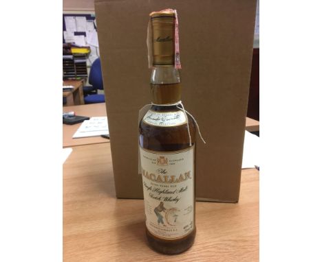  Sale Item:    70 CL MACALLAN 7 Y O 40% VOL ARMANDO GIOVINETTI  Vat Status:   No Vat   Buyers Premium:  This lot is subject t