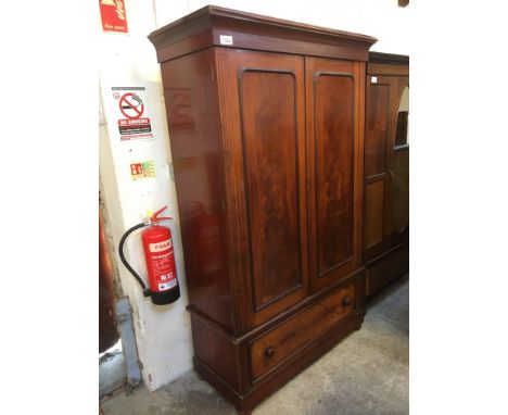  Sale Item:    MAHOGANY WARDROBE   Vat Status:   No Vat   Buyers Premium:  This lot is subject to a Buyers Premium of 15% + V