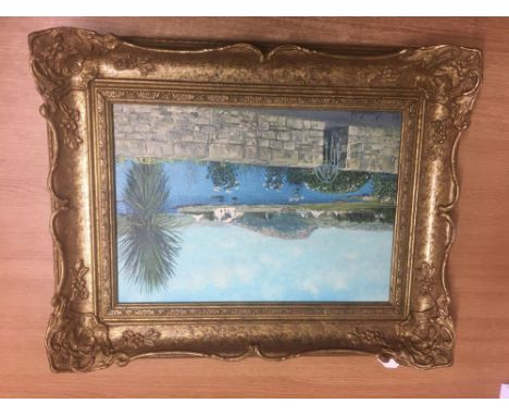  Sale Item:    OIL PAINTING OLD MANSE LOCHEND BY RAY GREENFIELD  Vat Status:   No Vat   Buyers Premium:  This lot is subject 