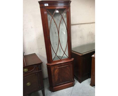  Sale Item:    REPRO CORNER CABINET BEVILLE &amp; FUNNEL  Vat Status:   No Vat   Buyers Premium:  This lot is subject to a Bu