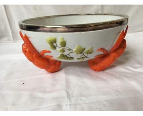  Sale Item:    MUSTERSCHUTZ LOBSTER BOWL   Vat Status:   No Vat   Buyers Premium:  This lot is subject to a Buyers Premium of