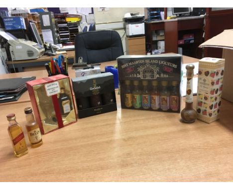  Sale Item:    BOX 13 ASSORTED MINIATURES   Vat Status:   No Vat   Buyers Premium:  This lot is subject to a Buyers Premium o