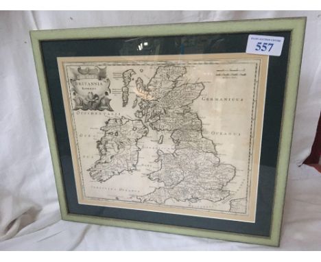  Sale Item:    MAP BRITANNIA ROMANA   Vat Status:   No Vat   Buyers Premium:  This lot is subject to a Buyers Premium of 15% 