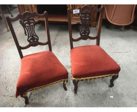  Sale Item:    2 NURSING CHAIRS (AF)   Vat Status:   No Vat   Buyers Premium:  This lot is subject to a Buyers Premium of 15%