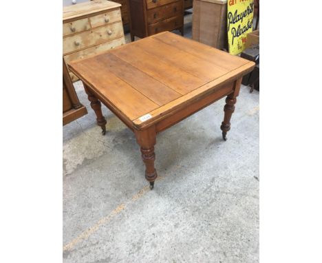  Sale Item:    PINE PULL OUT TABLE (AF)   Vat Status:   No Vat   Buyers Premium:  This lot is subject to a Buyers Premium of 