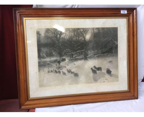  Sale Item:    LARGE FARQUHARSON PRINT (AF) SHORTENING WINTERS DAY  Vat Status:   No Vat   Buyers Premium:  This lot is subje