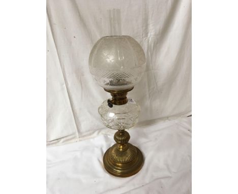  Sale Item:    BRASS OIL LAMP (AF)   Vat Status:   No Vat   Buyers Premium:  This lot is subject to a Buyers Premium of 15% +