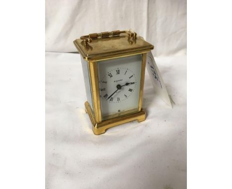  Sale Item:    BAYARD 8 DAY BRASS CARRIAGE CLOCK  Vat Status:   No Vat   Buyers Premium:  This lot is subject to a Buyers Pre