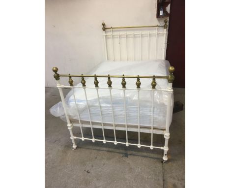  Sale Item:    BRASS BED &amp; MATTRASS   Vat Status:   No Vat   Buyers Premium:  This lot is subject to a Buyers Premium of 