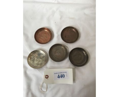  Sale Item:    5 A A SOCIETY CATTLE PLAQUES   Vat Status:   No Vat   Buyers Premium:  This lot is subject to a Buyers Premium