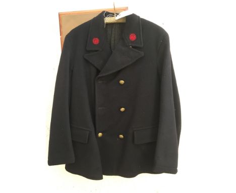  Sale Item:    G W R BLACK JACKET- NO SIZE   Vat Status:   No Vat   Buyers Premium:  This lot is subject to a Buyers Premium 