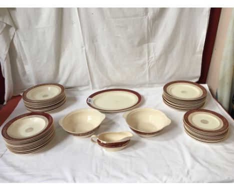  Sale Item:    52 PCE JOHN MADDOCK &amp; SONS IVORY WARE  Vat Status:   No Vat   Buyers Premium:  This lot is subject to a Bu