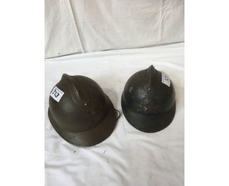  Sale Item:    2 METAL HELMETS (AF)   Vat Status:   No Vat   Buyers Premium:  This lot is subject to a Buyers Premium of 15% 