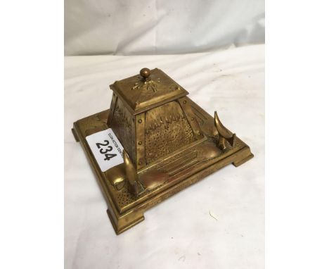  Sale Item:    ART NOUVEAU INK WELL   Vat Status:   No Vat   Buyers Premium:  This lot is subject to a Buyers Premium of 15% 
