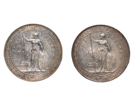 GREAT BRITAIN - BRITISH TRADE DOLLAR 1903 B (2)
Britannia standing holding a trident and a shield, date below, reverse with C