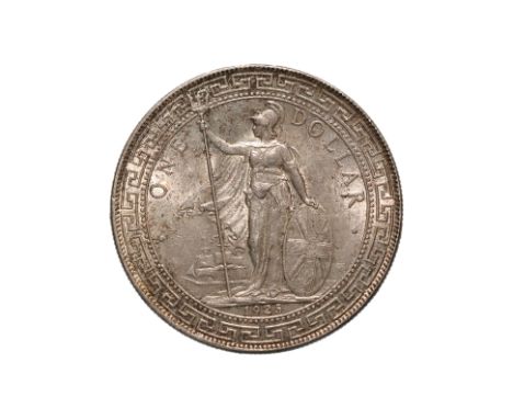 GREAT BRITAIN - BRITISH TRADE DOLLAR 1925
Britannia standing holding a trident and a shield, date below, reverse with Chinese