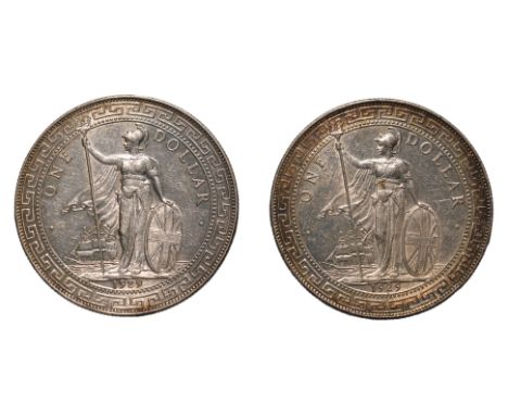 GREAT BRITAIN - BRITISH TRADE DOLLAR 1929 B (2)
Britannia standing holding a trident and a shield, date below, reverse with C