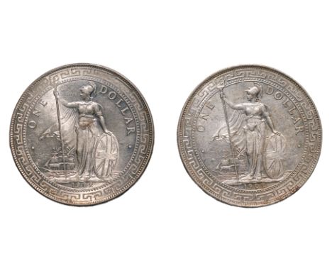 GREAT BRITAIN - BRITISH TRADE DOLLAR 1902 B (2)
Britannia standing holding a trident and a shield, date below, reverse with C