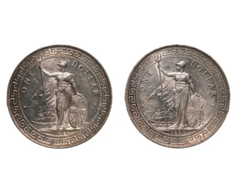 GREAT BRITAIN - BRITISH TRADE DOLLAR 1898 B (2)
Britannia standing holding a trident and a shield, date below, reverse with C