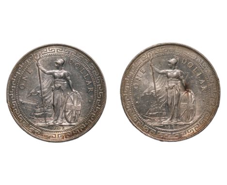 GREAT BRITAIN - BRITISH TRADE DOLLAR 1902 B (2)
Britannia standing holding a trident and a shield, date below, reverse with C