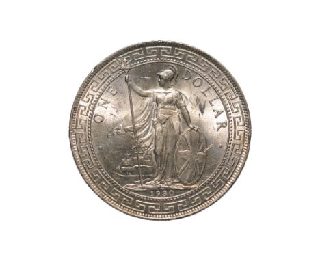 GREAT BRITAIN - BRITISH TRADE DOLLAR 1930
Britannia standing holding a trident and a shield, date below, reverse with Chinese