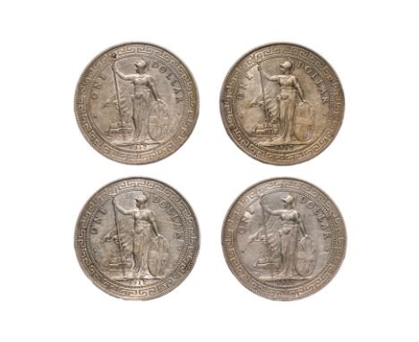 GREAT BRITAIN - BRITISH TRADE DOLLAR 1912 B (4)
Britannia standing holding a trident and a shield, date below, reverse with C