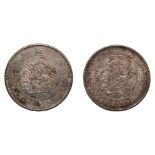 JAPAN - 1 YEN MEIJI YEAR 20 (1887) SMALL AND LARGE TYPE (2)