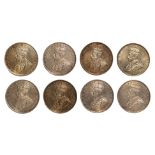STRAITS SETTLEMENTS GEORGE V 50 CENTS 1921 (8)
