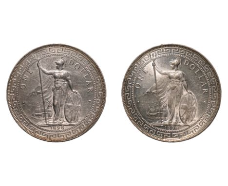 GREAT BRITAIN - BRITISH TRADE DOLLAR 1898 B (2)
Britannia standing holding a trident and a shield, date below, reverse with C