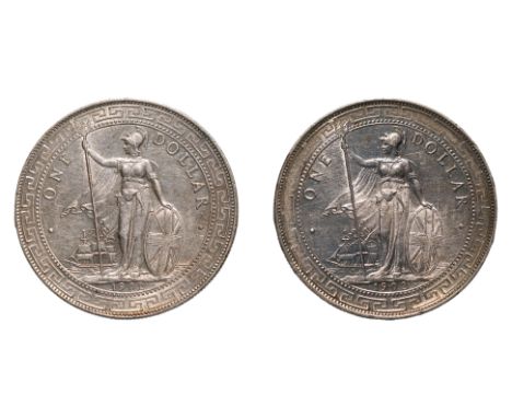 GREAT BRITAIN - BRITISH TRADE DOLLAR 1902 B (2)
Britannia standing holding a trident and a shield, date below, reverse with C