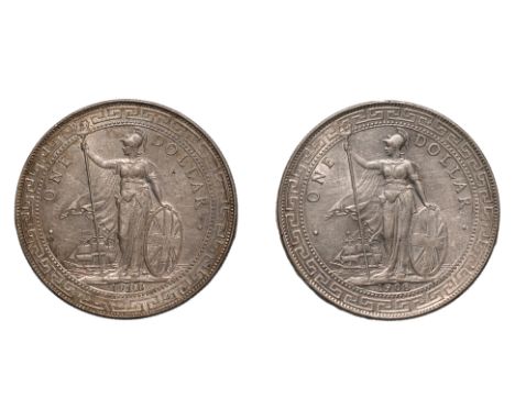 GREAT BRITAIN - BRITISH TRADE DOLLAR 1908 B (2)
Britannia standing holding a trident and a shield, date below, reverse with C