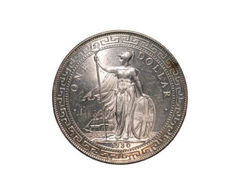 GREAT BRITAIN - BRITISH TRADE DOLLAR 1930 B
Britannia standing holding a trident and a shield, date below, reverse with Chine