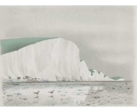 David Gentleman (b.1930), colour lithograph, ‘Seven Sisters, East Sussex’, limited edition 215/350, signed in pencil, certifi