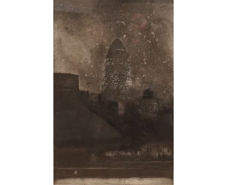 Jason Hicklin (b.1966), etching, ‘London’, limited edition 8/30, signed and dated '09 in pencil, 40 x 26cm. Condition - good