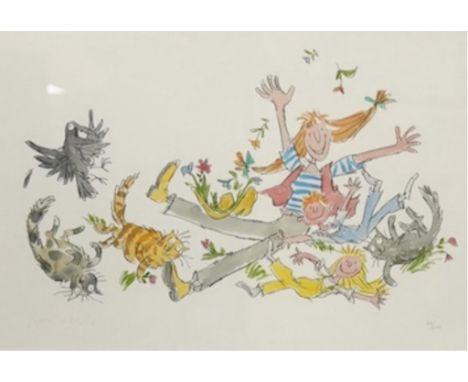 After Quentin Blake (b.1932), colour print, 'Fantastic Daisy Artichoke', signed in the plate, blind stamped, limited edition 