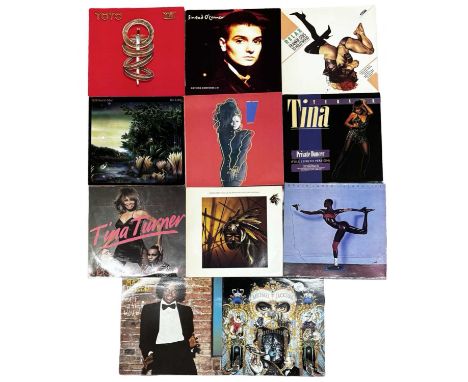 A collection of various 1980s pop and rock 12" vinyl records to include: - Michael Jackson: Dangerous / Off the Wall - Grace 